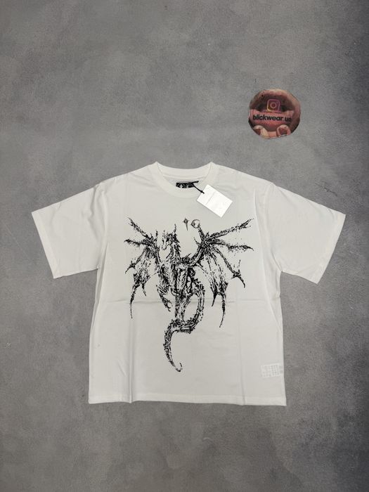 Футболка Thug Club dragon tee S M L vetements balenciaga rick owens protocol index project