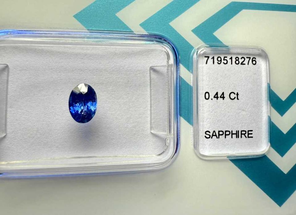 safira 0,44 IGI azul profundo