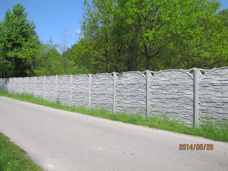 OGRODZENIE płot betonowy, montaż śląsk