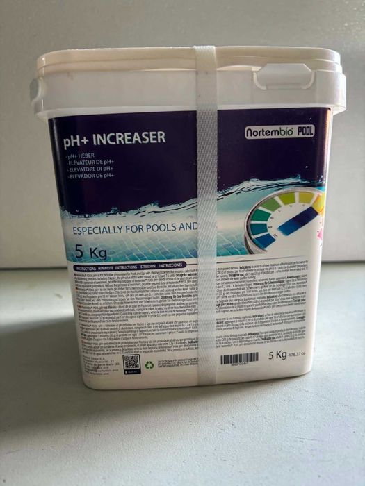 Nortembio Pool pH+ Plus 5 kg – naturalny regulator pH, poprawia jakość wody