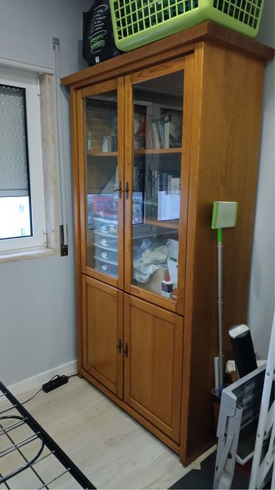 Armario arrumação de madeira