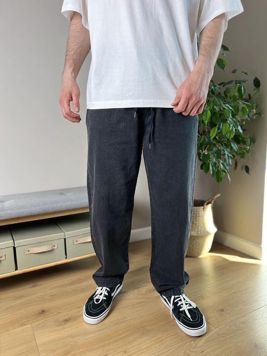 Легкі літні джинсові штани на резинці  PULL&BEAR