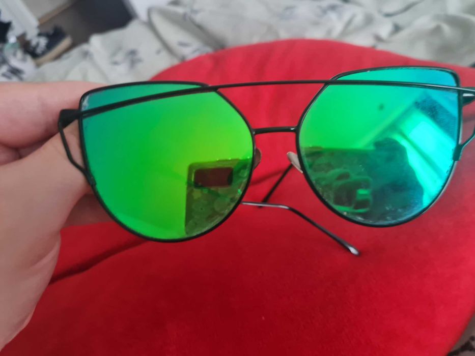 Okulary przeciwsłoneczne lustrzanki glam
