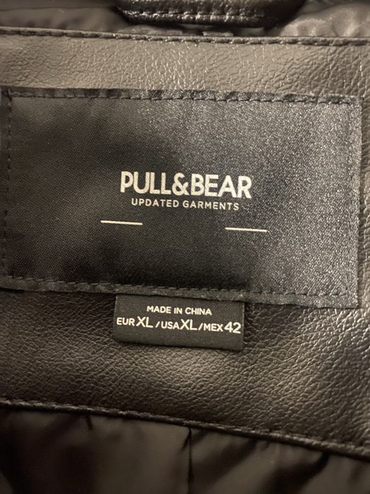 Casaco cabedal pull & bear