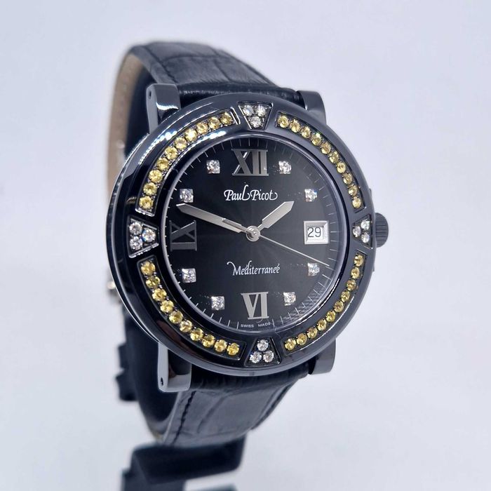 Promocja  Paul Picot Mediterranee P4106N.20D12SJ40 Diamonds sapphires