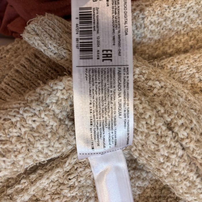 Casaco Mango bouclé bege – XS