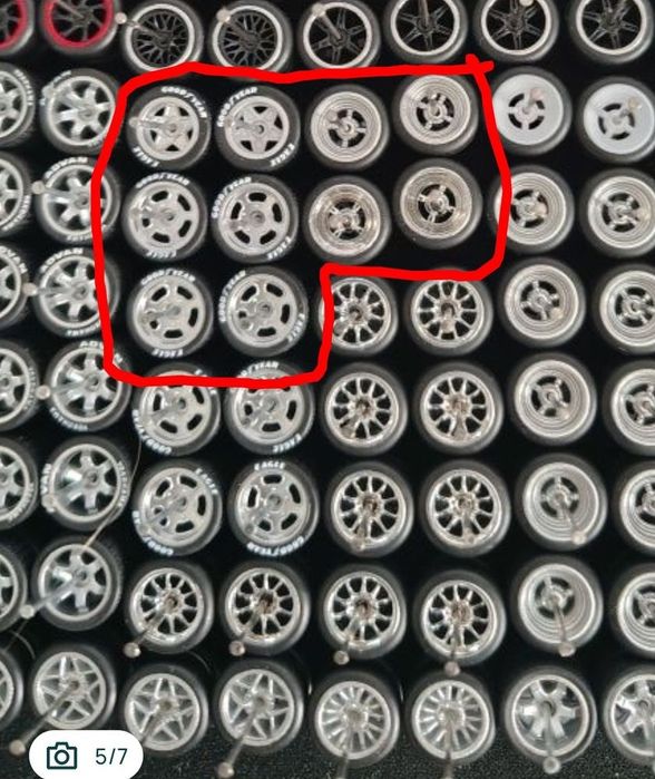 5 kompletów kółek custom hot wheels