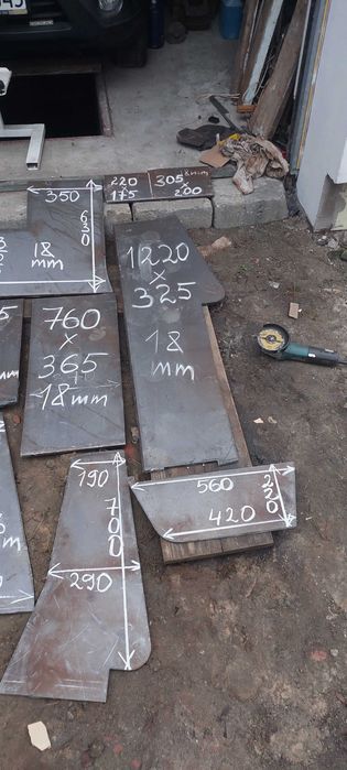 Formatka blacha metalowa 14mm 18mm