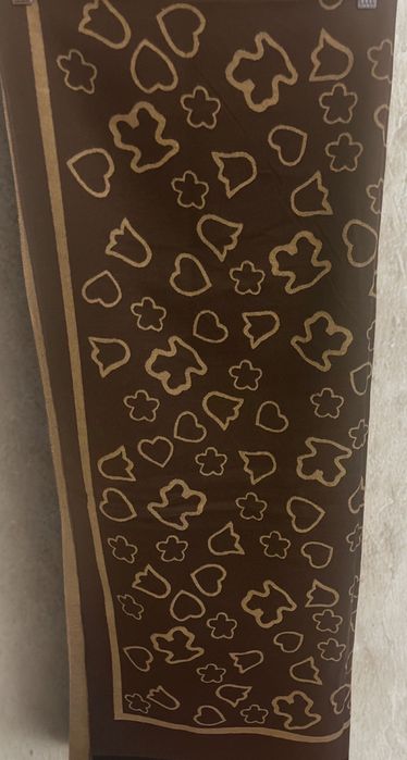 Echarpe quente reversivel preto ou castanho