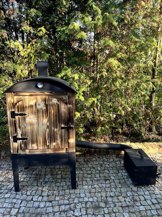 Wędzarnia Drewniana Ogrodowa PREMIUM 70 Opalana