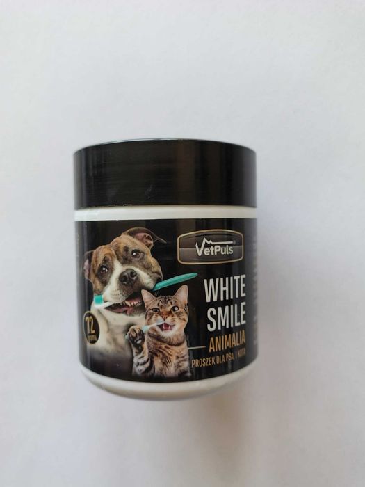 White Smile proszek na zęby dla psa i kota VetPuls  72 g