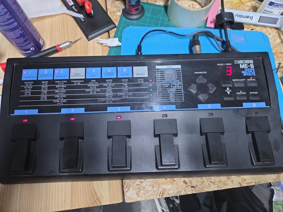 Pedaleiras de Guitarra – DigiTech RP80 + Boss ME-6
