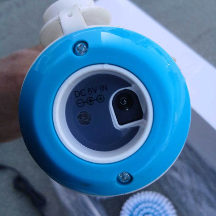 escova de limpeza bateria