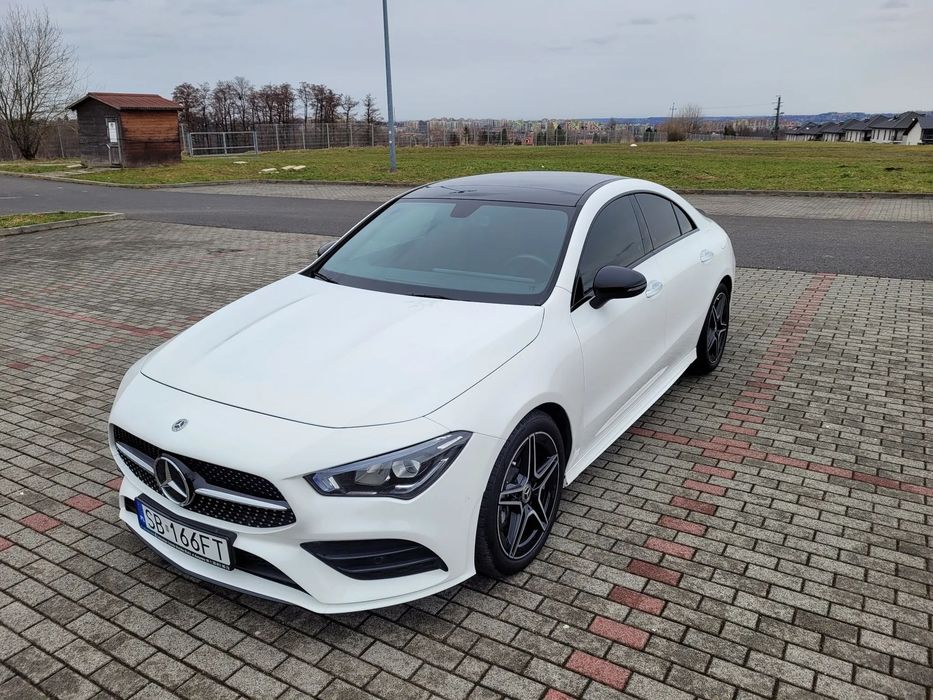 Mercedes-Benz CLA Pakiet Night Linia AMG, Keyless-Go Panorama Fotele sportowe