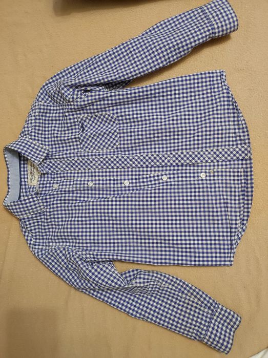 Клетчатые рубашки на 6-8 лет