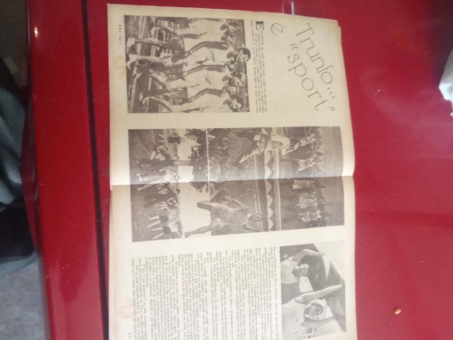 Revista ABC setembro de 1929! Carmona em Sintra!