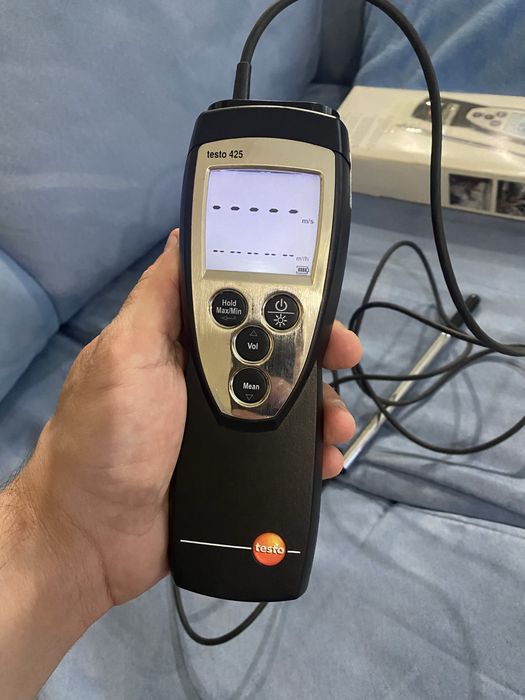 TESTO 425 Термоанемометр Testo 425 Анемометр тепловий вимірювач потоку