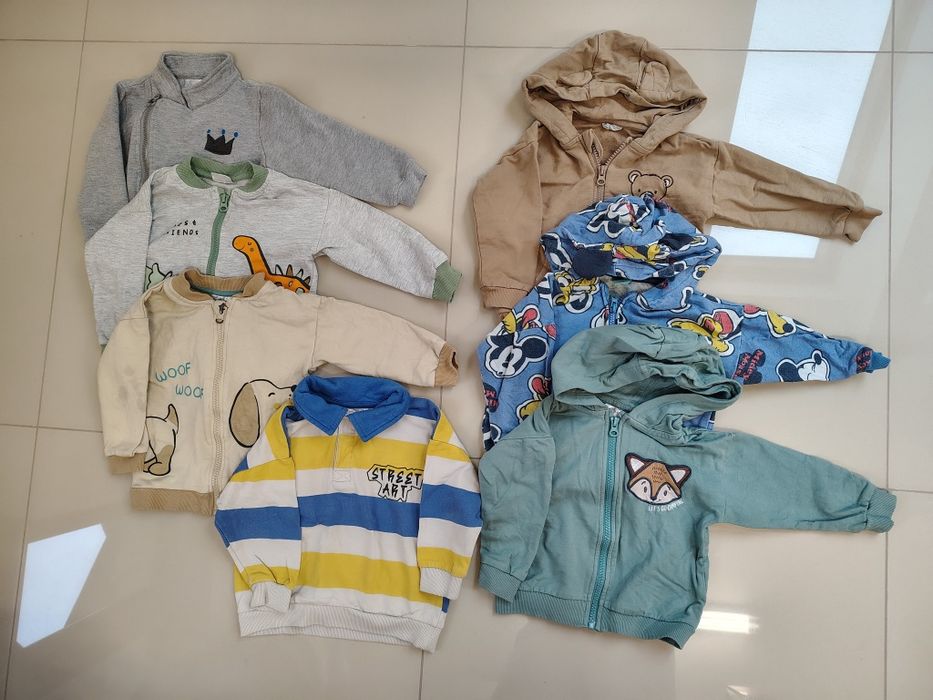 Zestaw bluz dziecięcych r. 86