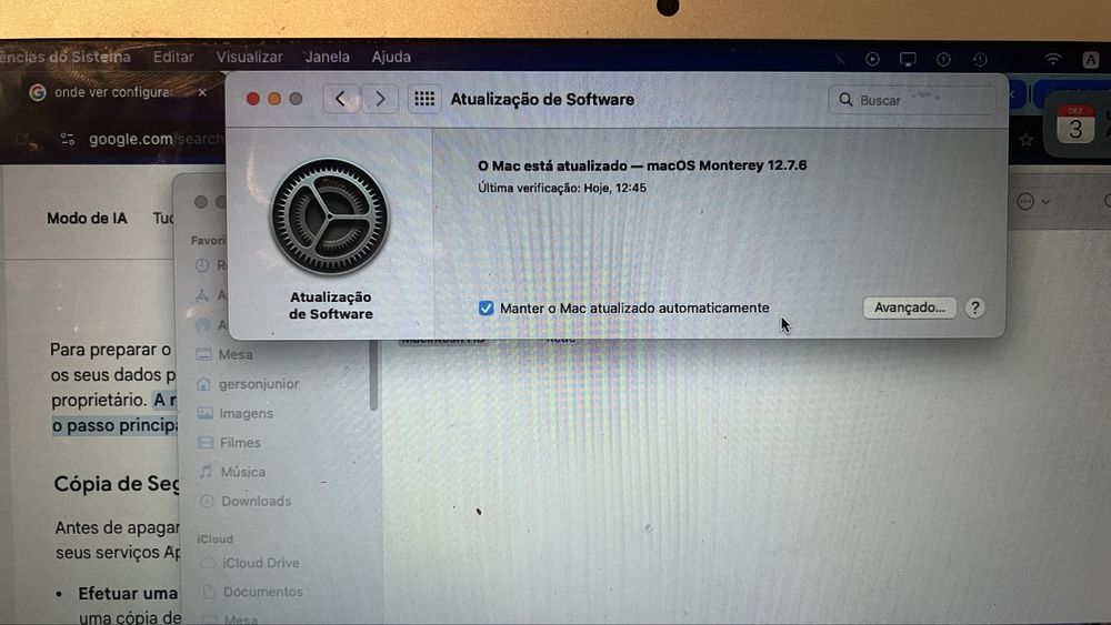 MacBook Air 13-inchCore i5 - 8GB SSD 128 - otimo estado