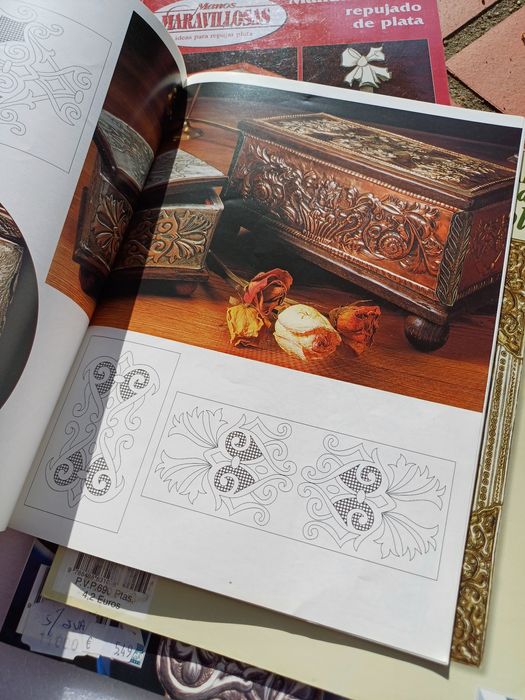 5 revistas"Manos Maravillosas" Estaño y plata Estanho e Prata