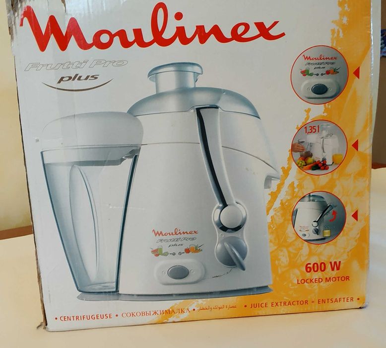 Надійна та зручна соковижималка Moulinex FRUTTI PRO PLUS