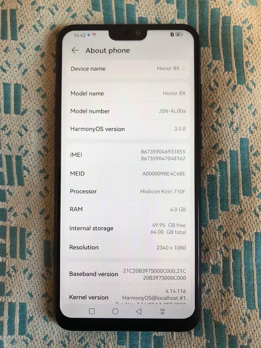 Смартфон Huawei Honor 8X 4/64. В стані близькому до ідеалу.