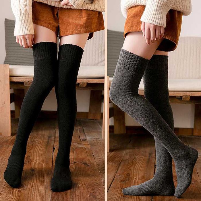 Махрові гольфи теплі в асортименті зимові високі шкарпетки теплі беж