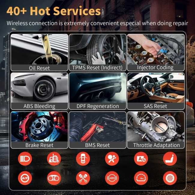 Autel OTOFIX D1 KIT Máquina Diagnóstico OBD 36 Funções/Oficinas (NOVO)