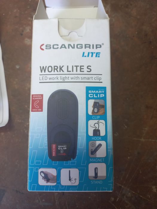 Lanterna de trabalho LED recarregável WORK LITE S – SCANGRIP