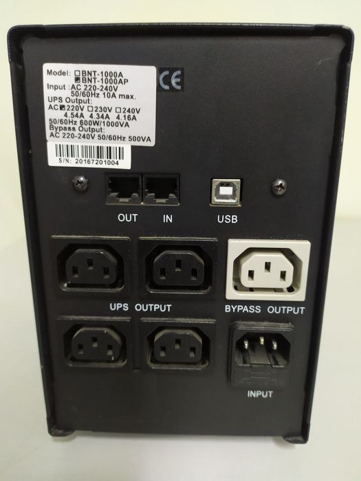 Безперебійник UPS, ИБП BNT-1000AP, KIN-1000AP, 24V, 600W.