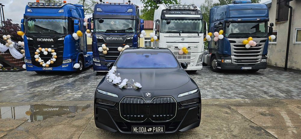 Auto Samochód do Ślubu Wesele BMW 7