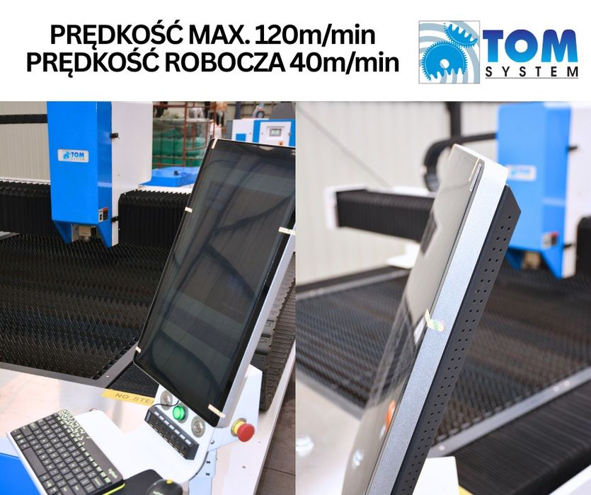 Laser 3x1,5m 3kW z obrotnicą do rur profil kompresor 16bar FULL ZESTAW