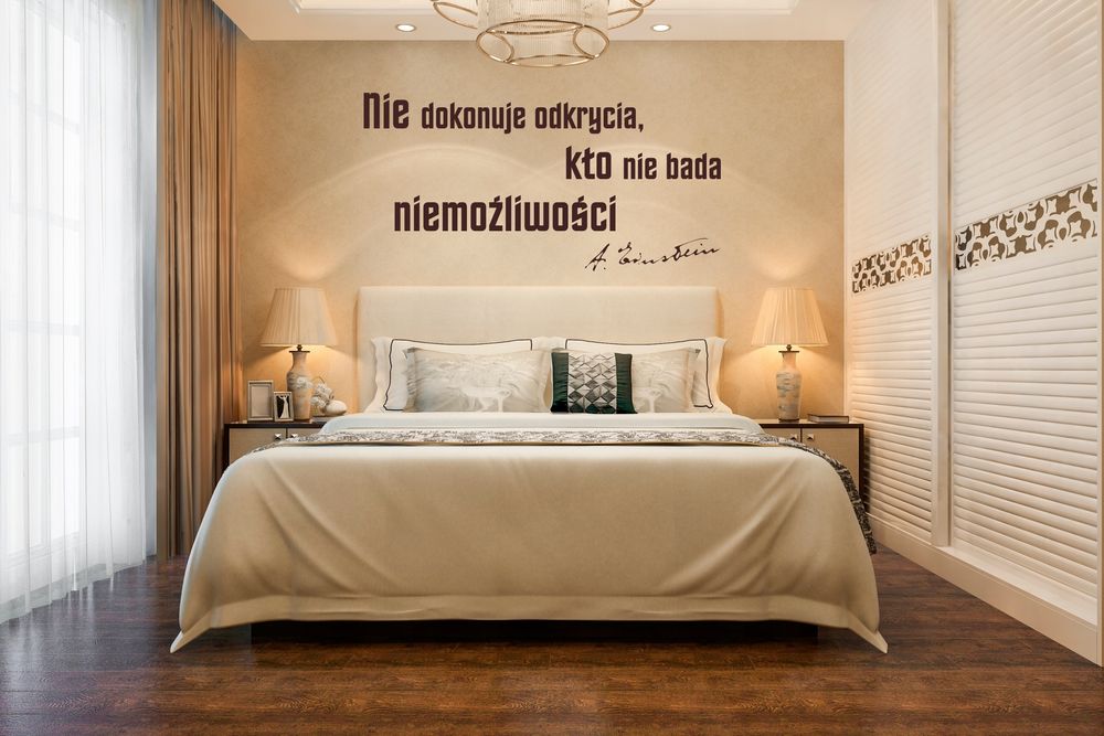 Naklejka ścienna cytat cytaty motto samoprzylepne