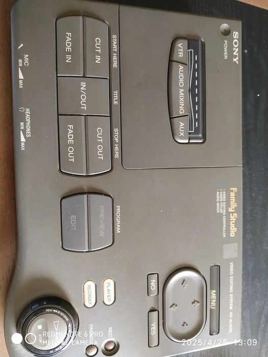 PARA COLECIONADORES, mesa de edição Sony