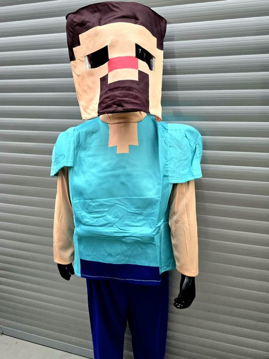 Nowy super strój przebranie Steve z Minecraft rozm L
