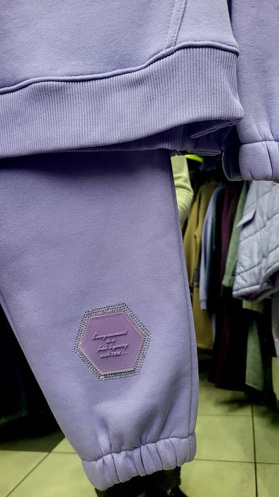 Прогулочный женский костюм. RAW. Батал.Флис.