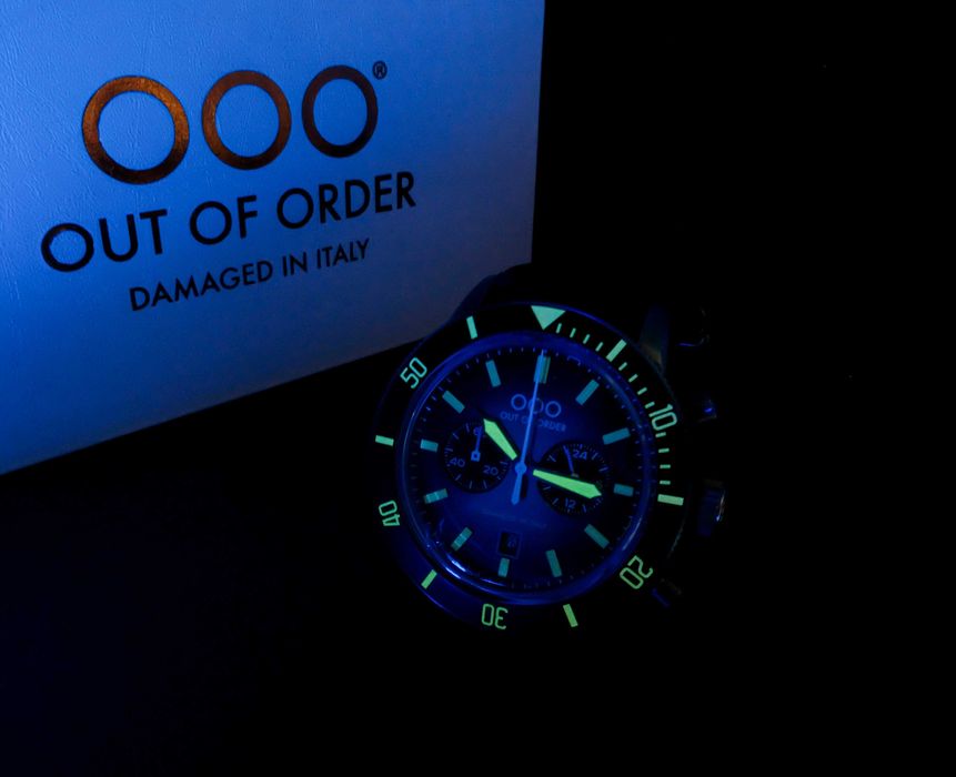 Relógio Out of Order - OOO - Pilot Cronografo