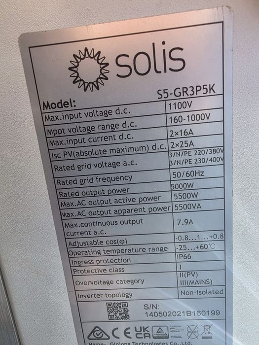 Falownik Solis 5kW 3-fazowy S5-GR3P5K