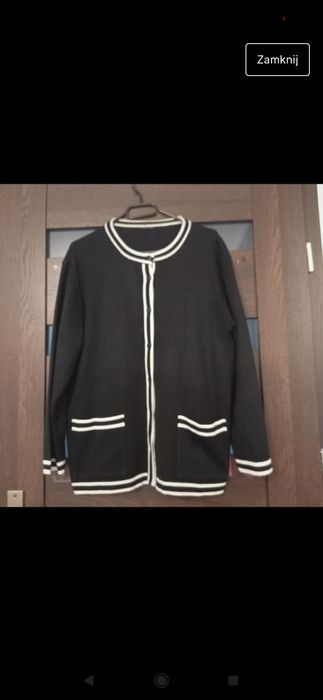 Długi elegancki sweter