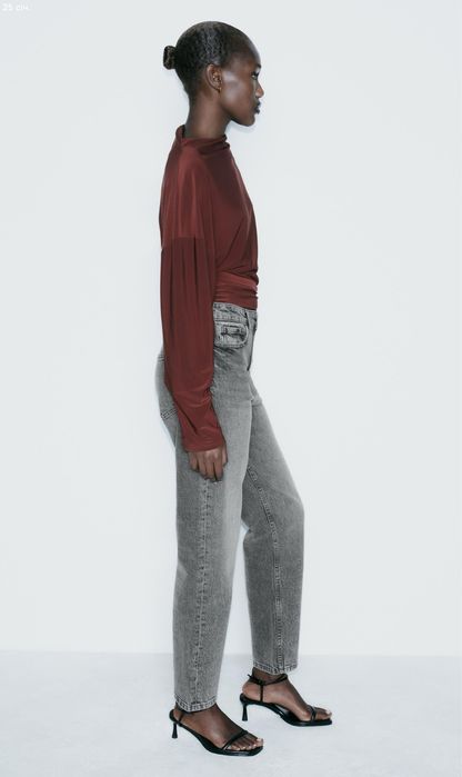 Zara сірі жіночі джинси