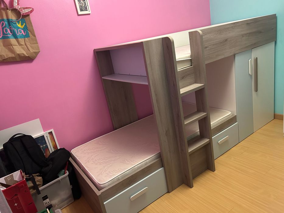 Beliche para 2 crianças completo