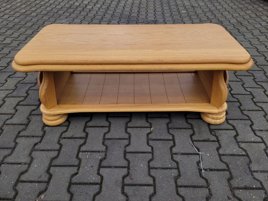 Elegancka dębowa ława .