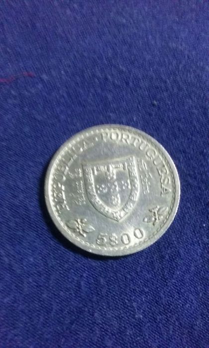 5 escudos 1960