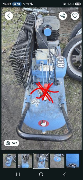 Sprezarka włoska 2 cylindrowa