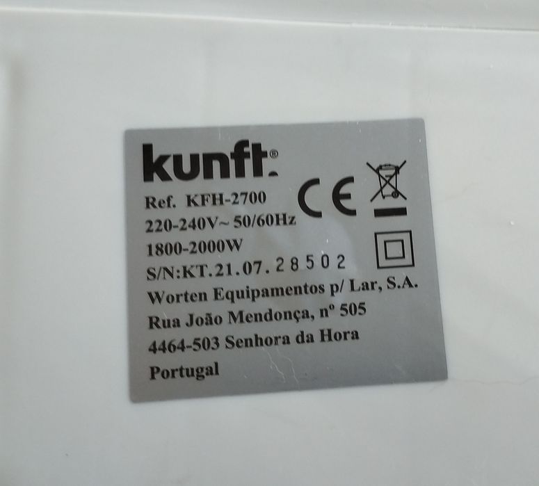 Aquecedor termoventilador