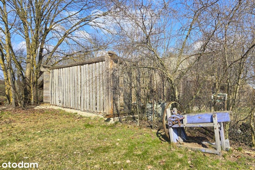 Okazja Podlasie siedlisko 2200 m2 drewniany dom,