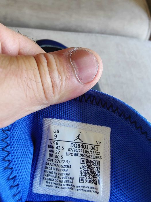 Sapatilhas Nike Air Jordan tam. 42,5 em excelente estado RESERVADAS