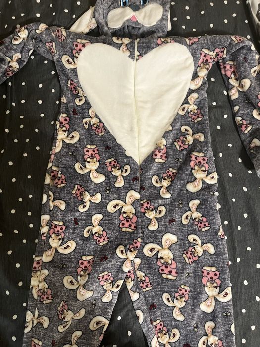 Нова тепла піжама-кенгуру з капюшоном