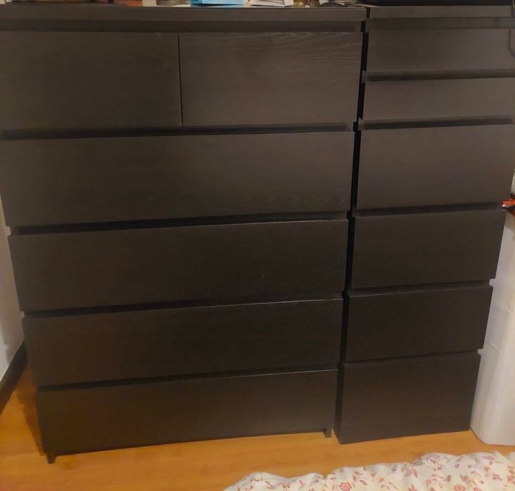 2 Cómoda c/6 gavetas