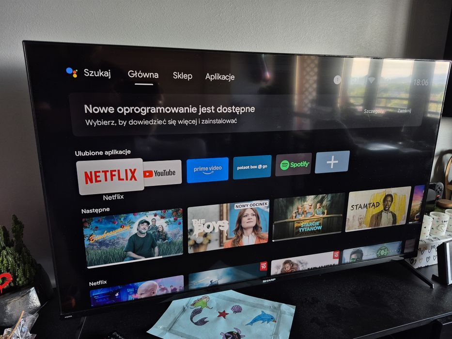 Telewizor Sharp 43FN4EA 43" LED 4K Android TV Dolby Vision DVB-T2